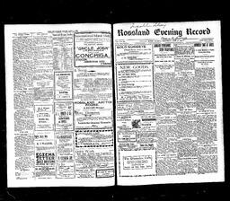   Rossland Evening Record 1899-04-18   , page 1