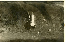 Two Women on Hillside
