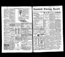   Rossland Evening Record 1899-04-06   , page 1