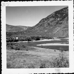 Columbia River and Castlegar taken from the South