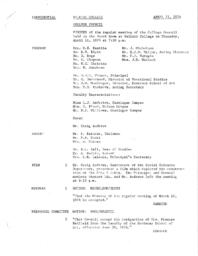 Selkirk College Council Minutes