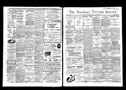   Rossland Evening Record 1897-05-31   , page 1