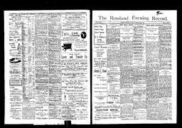   Rossland Evening Record 1897-07-06   , page 1