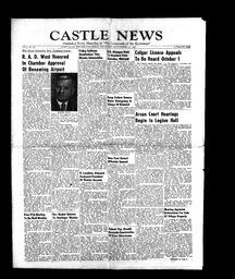   Castle News 1952-09-25   , page 1