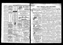   Rossland Evening Record 1899-10-16   , page 1