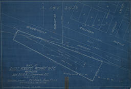 Plan of East Robson Wharf Site Adjoining Lot 301A G.1. Kootenay B.C.: 
