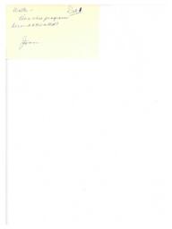 Memorandum on Creative Woodworking