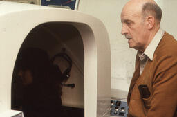 Student and Instructor with Flight Simulator
