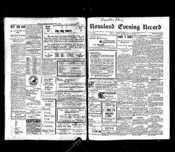   Rossland Evening Record 1899-03-06   , page 1