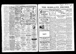   Rossland Evening Record 1899-12-16   , page 1
