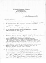 The Leon and Thea Koerner Foundation: Application for a Grant (Draft)