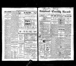   Rossland Evening Record 1899-03-02   , page 1