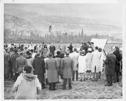 Crowd at Sod-turning Ceremony