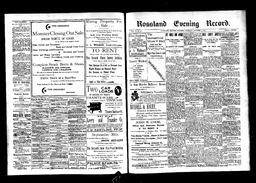   Rossland Evening Record 1897-10-05   , page 1