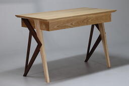Table with Geometric Legs