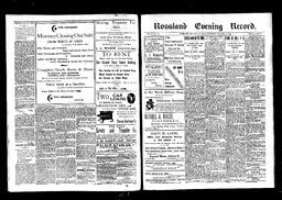   Rossland Evening Record 1897-10-16   , page 1