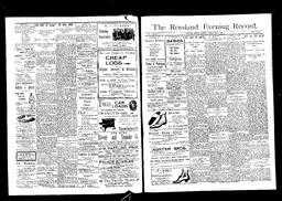   Rossland Evening Record 1897-05-18   , page 1