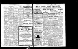  Rossland Evening Record 1900-08-25   , page 1