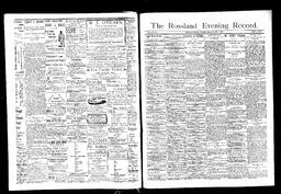  Rossland Evening Record 1897-04-05   , page 1