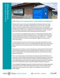 Everybody Poops: Public Toilets are a Community Issue