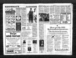   Castlegar Sun 1991-09-11   , page 3