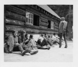 ARTS I Students by Log Cabin (1)