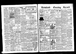   Rossland Evening Record 1898-05-24   , page 1