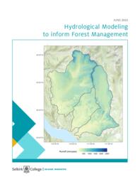 Hydrological Modeling to inform Forest Management: June 2022