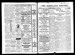   Rossland Evening Record 1900-05-17   , page 1