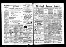   Rossland Evening Record 1897-10-30   , page 1