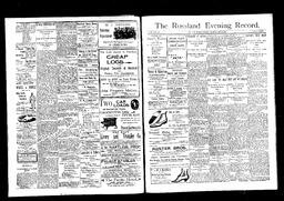   Rossland Evening Record 1897-05-22   , page 1