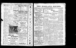   Rossland Evening Record 1900-06-13   , page 1