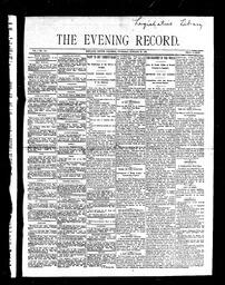   Rossland Evening Record 1897-01-28   , page 1