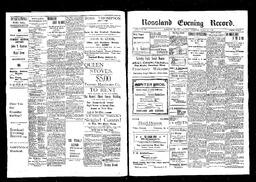  Rossland Evening Record 1898-03-24   , page 1