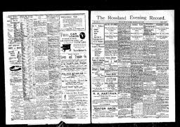   Rossland Evening Record 1897-07-14   , page 1