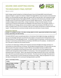 Selkirk-SME Adopting Digital Technologies Final Report