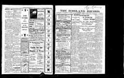   Rossland Evening Record 1900-07-10   , page 1