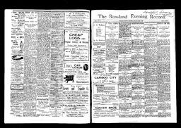   Rossland Evening Record 1897-06-08   , page 1