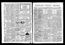   Rossland Evening Record 1897-03-04   , page 1