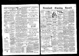   Rossland Evening Record 1898-04-18   , page 1