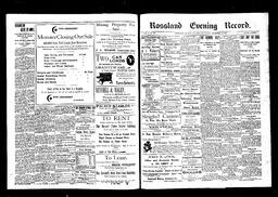   Rossland Evening Record 1897-12-18   , page 1