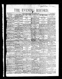   Rossland Evening Record 1897-01-26   , page 1