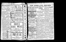   Rossland Evening Record 1900-08-03   , page 1