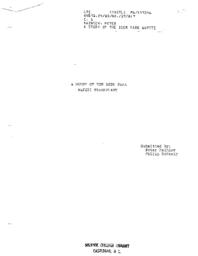 A Study of the Deer Park Wapiti Transplant