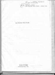 An Italian Folk Study