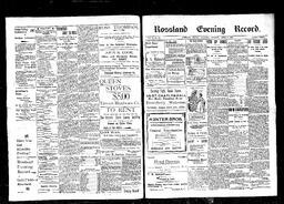   Rossland Evening Record 1898-04-11   , page 1
