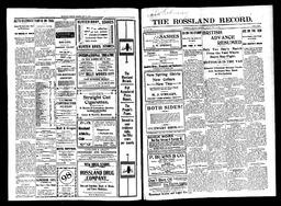   Rossland Evening Record 1900-05-25   , page 1