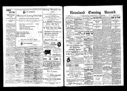   Rossland Evening Record 1897-11-15   , page 1