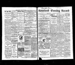  Rossland Evening Record 1899-06-05   , page 1