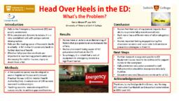 Head Over Heels in the ED: What's the Problem?